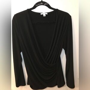 Calvin Klein faux wrap top size Large